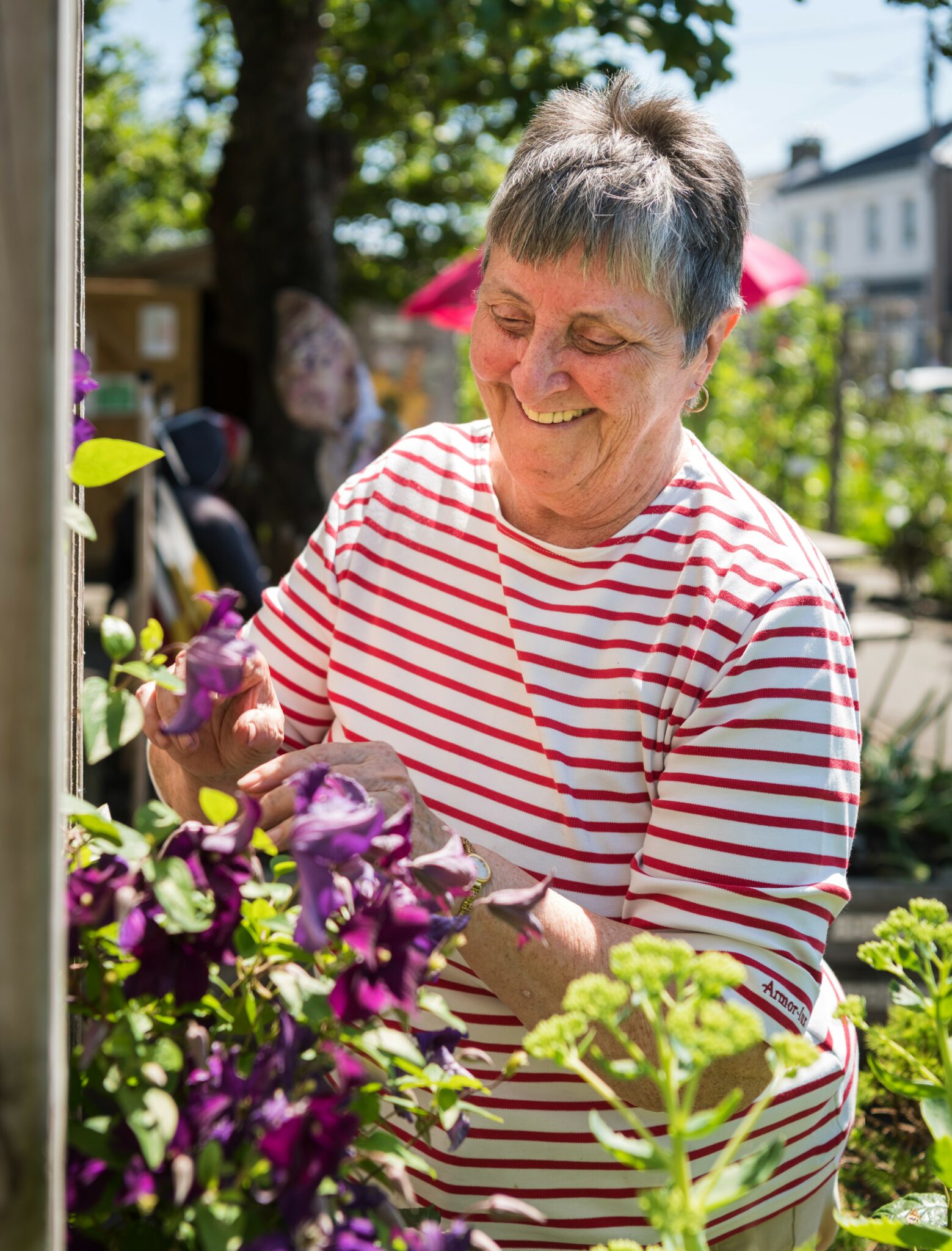 Sonia in the Par Bay community garden