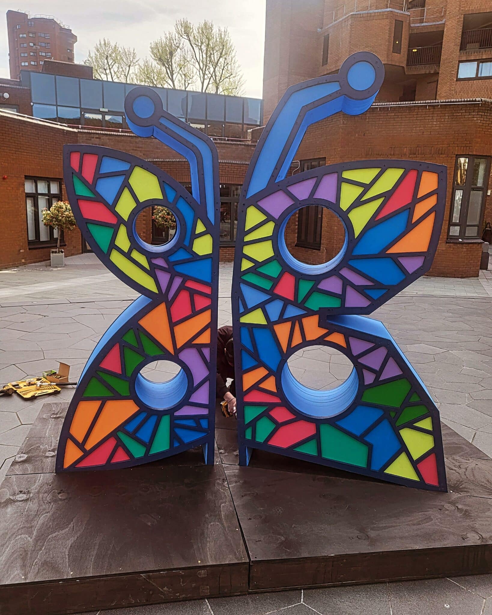 Butterfly sculpture